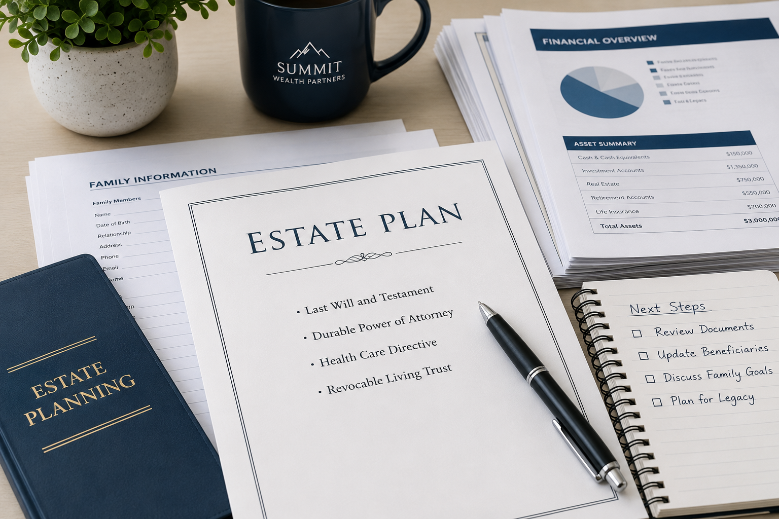 estate planning documents for family trust setup in Washington