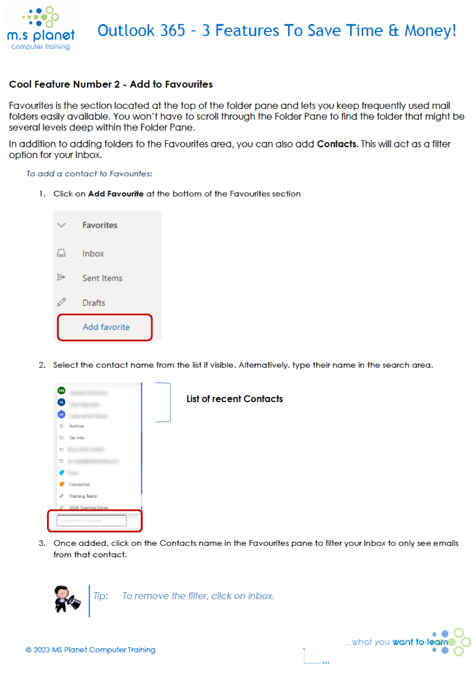 Outlook Page 2