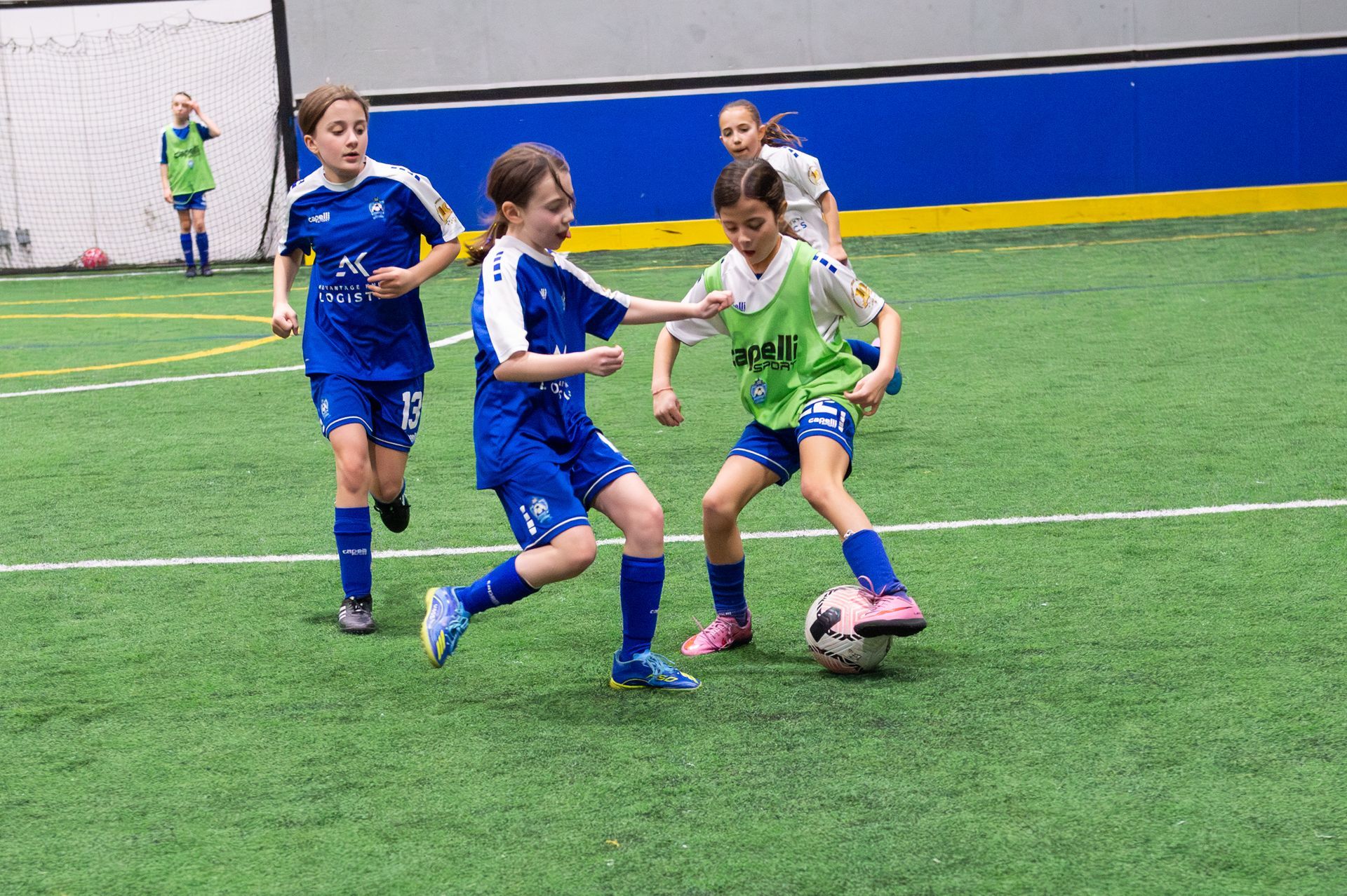 Youth soccer training session in Elgin, IL
