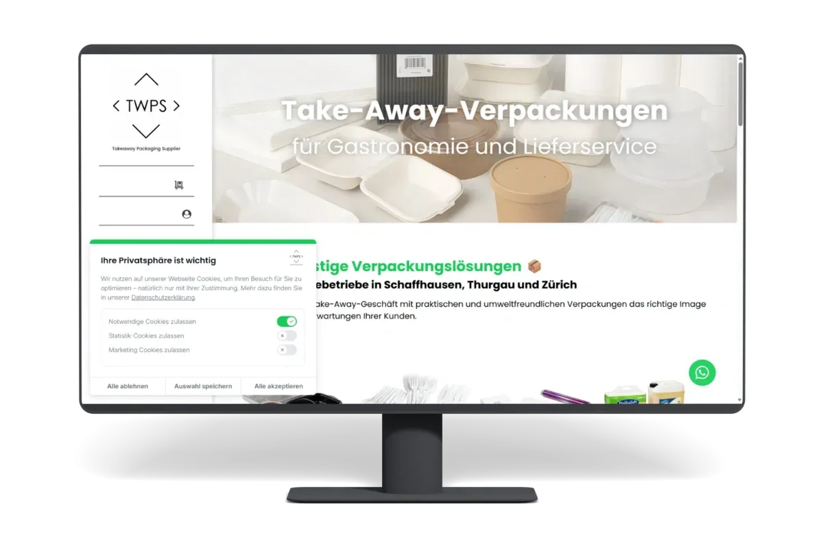 E-Commerce-Webseite TWPS