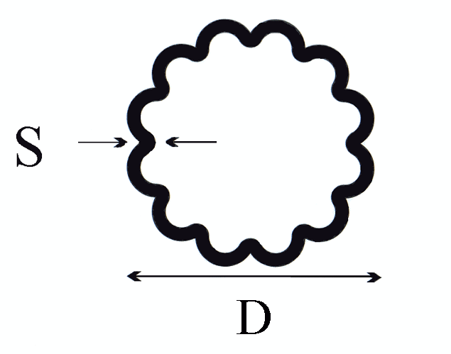 Un disegno in bianco e nero di un fiore con le lettere s e d.