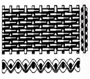 Un disegno in bianco e nero di una trama e di un bordo.