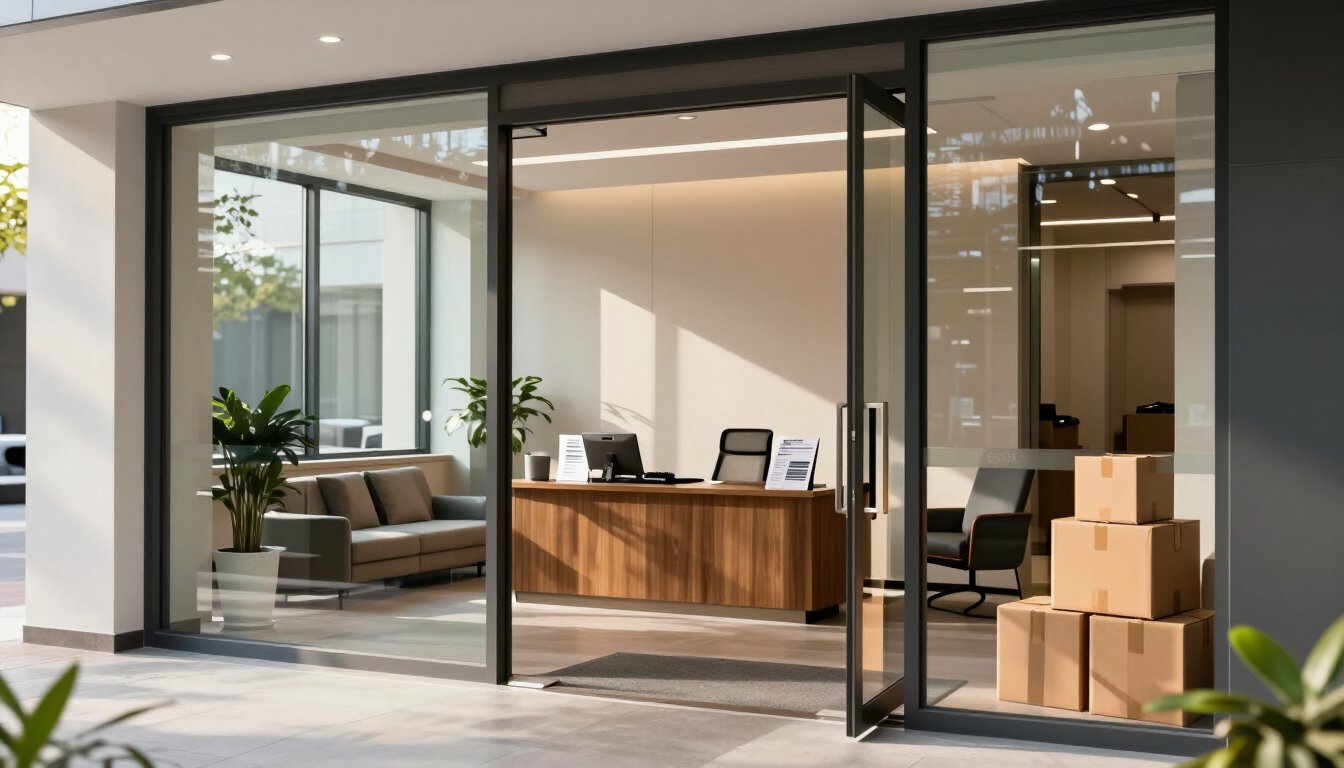 New location announcement for a financial planning office
