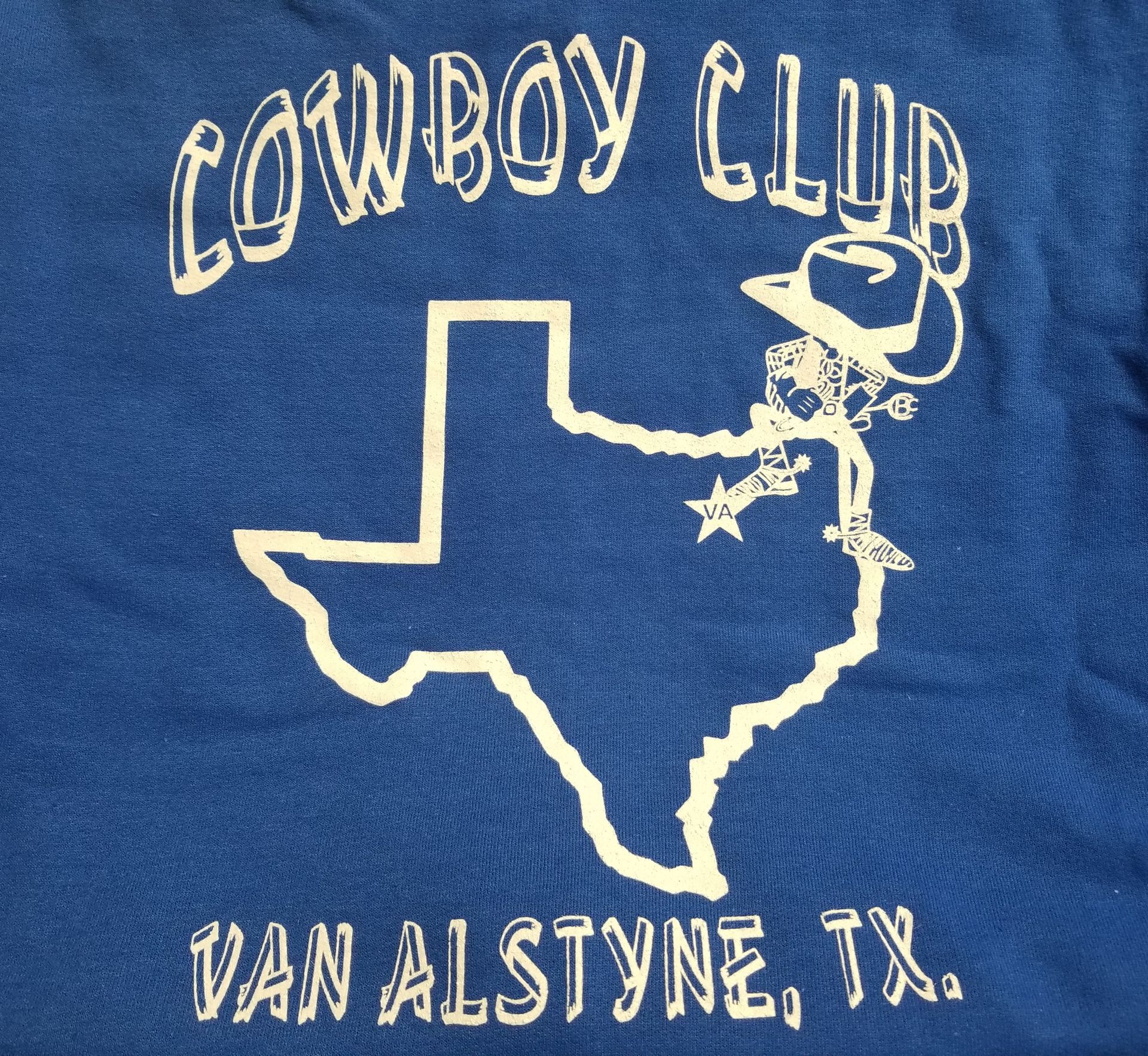 Blue shirt with