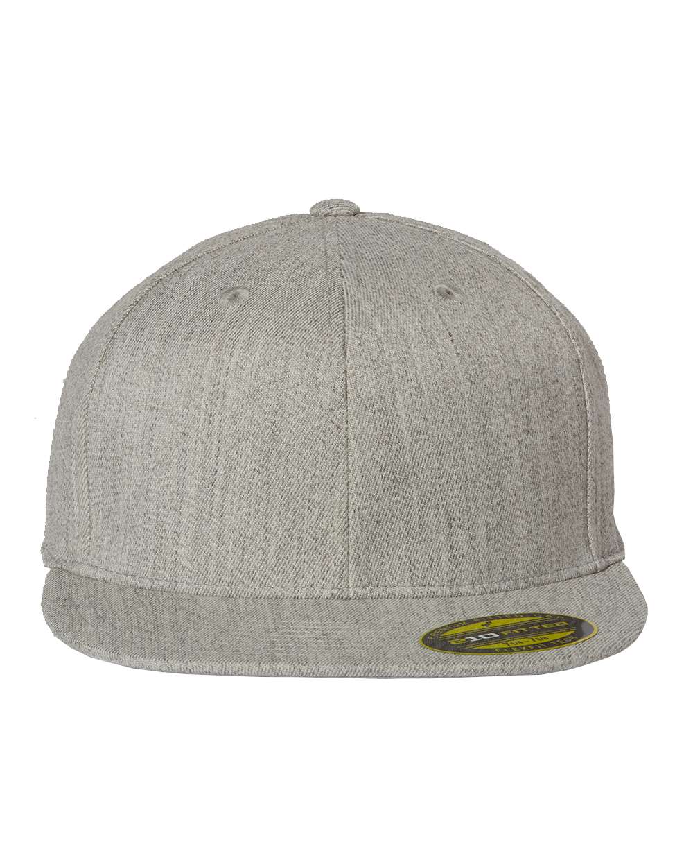 Gray baseball cap with a small brim.