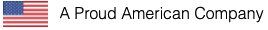 American flag with text,