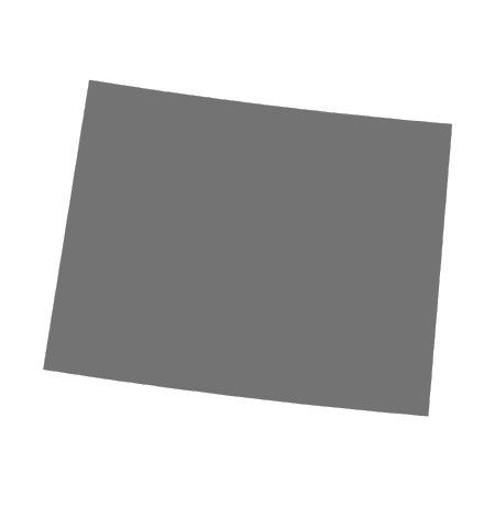 A silhouette of the state of utah on a white background.