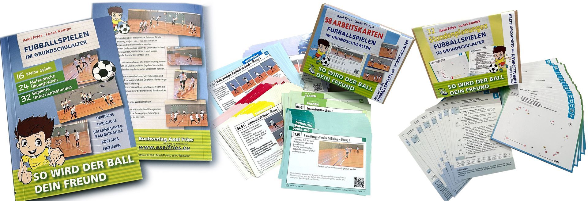 Fussballspielen im Grundschulalter: Buch, Methodikkarten und Stundenplanungen