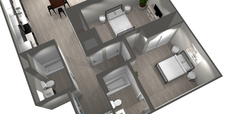 Unit G image 4, 2 bed and 2 bath