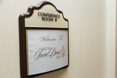 Sign on wall: 