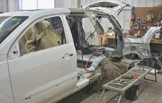 Car Dent — Frankfort, MI — Precision Collision & Auto Glass Of Frankfort