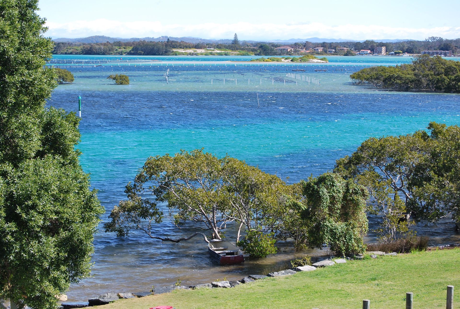 A View of a Body of Water With Trees in the Foreground — Crakka Windscreens in Forster-Tuncurry, NSW