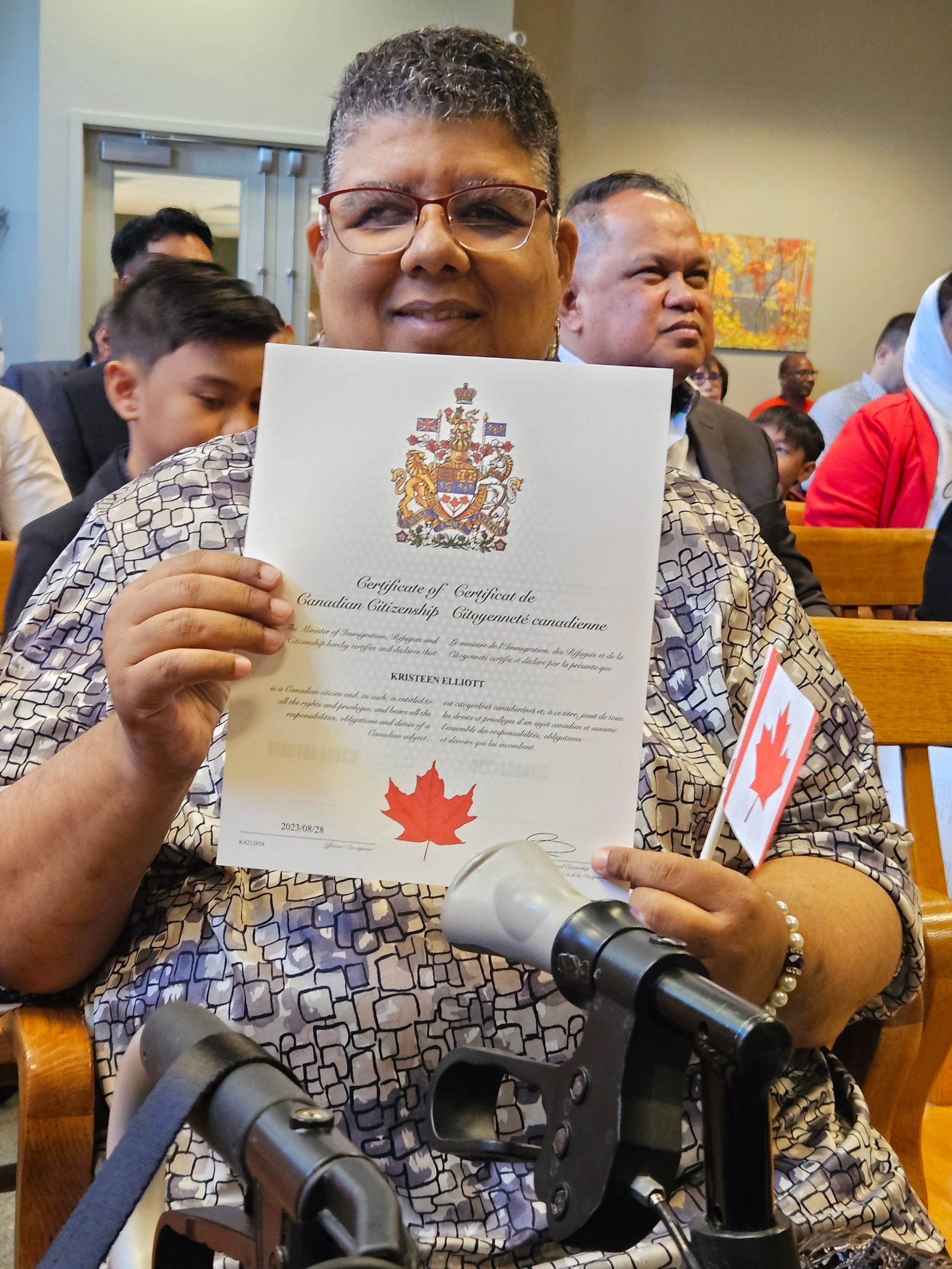 Krissy is a Canadian Citizen!
