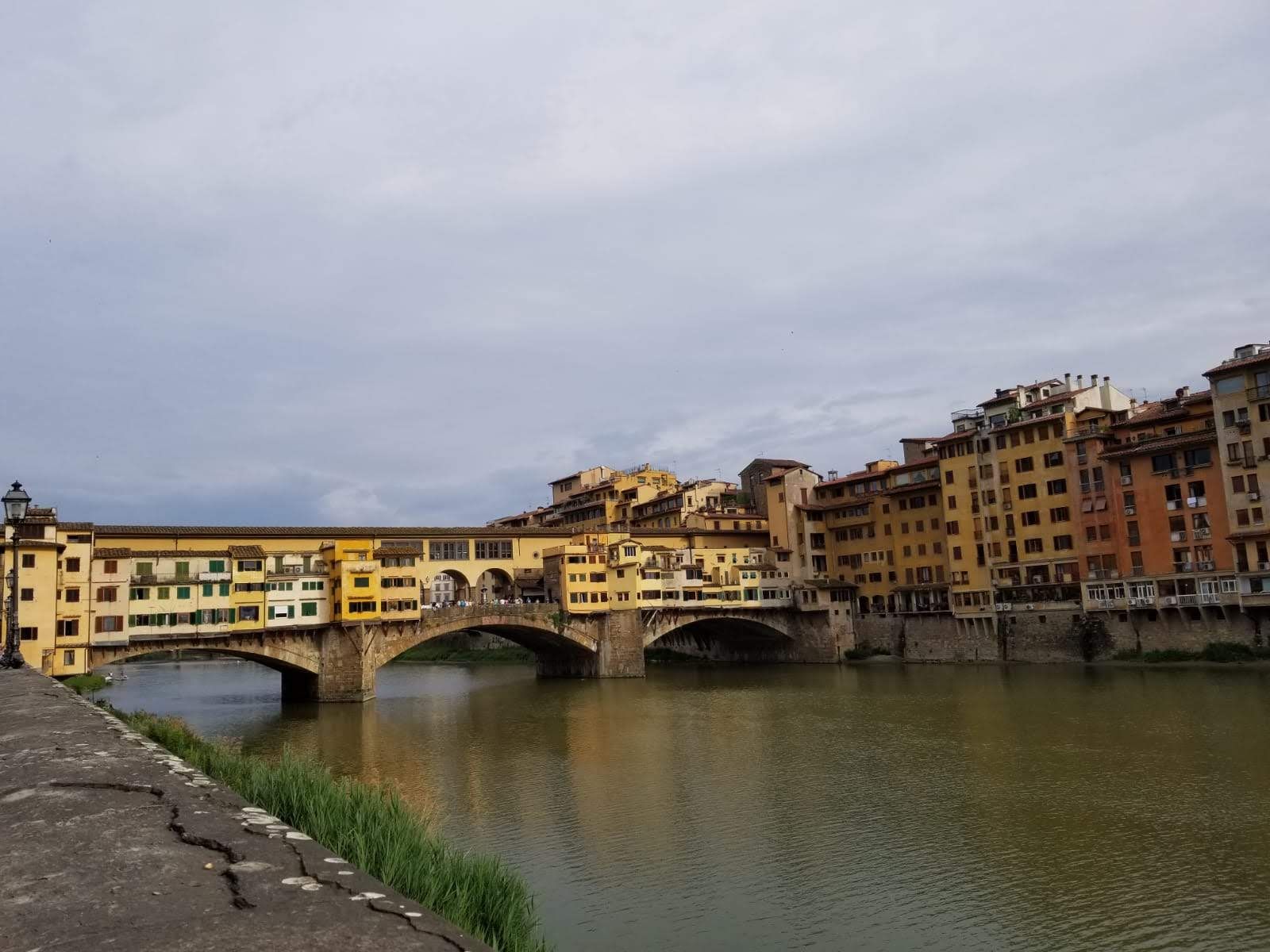 Florence Ponte Vecchio over the Arno River 