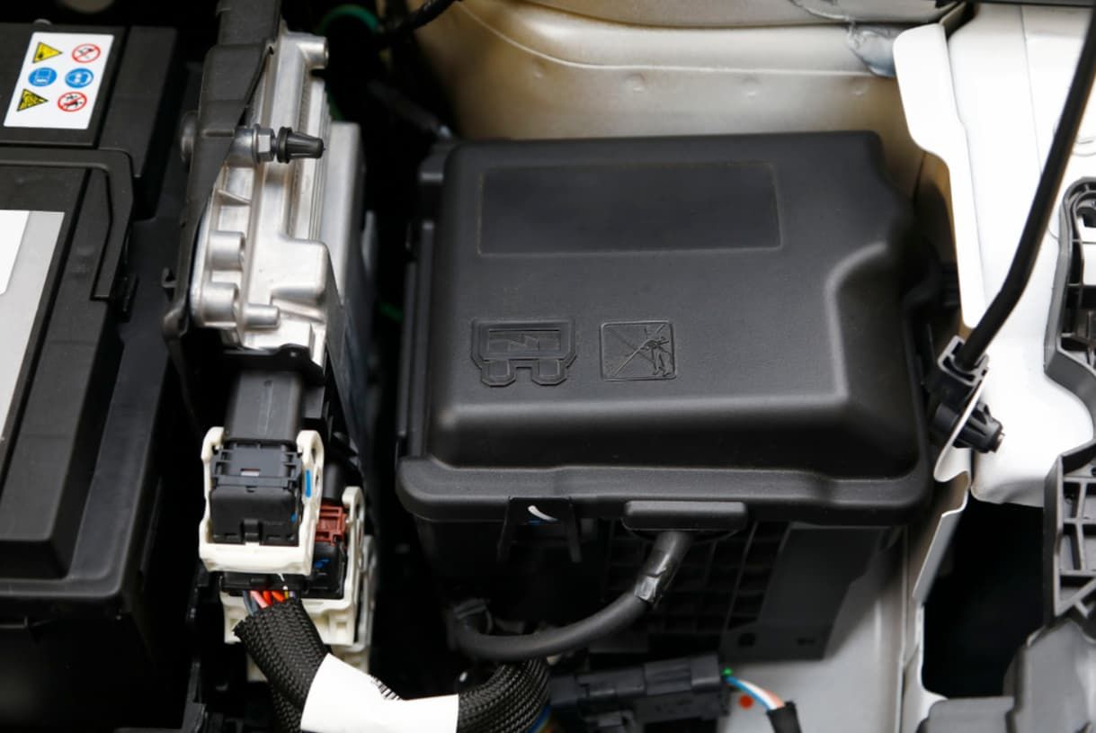 A Close Up Of A Fuse Box In A Car — Brad's Auto Electrical in Mareeba, QLD
