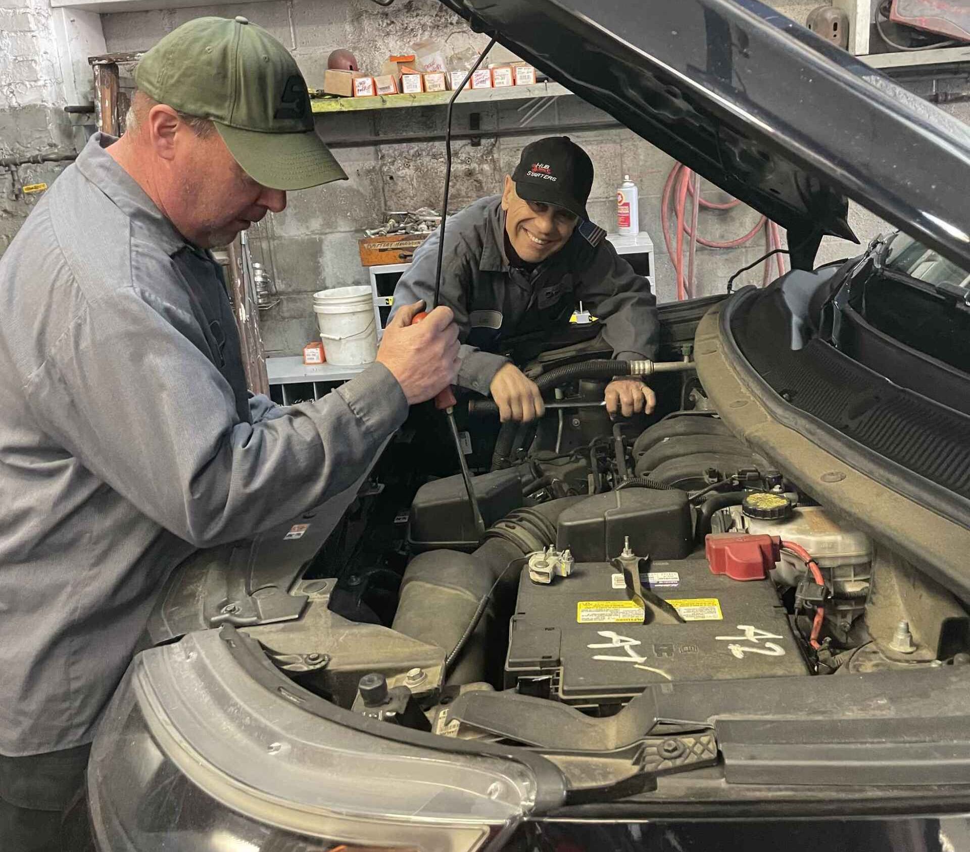 Auto Mechanics at Hub Starters Auto Repair in Malden, MA