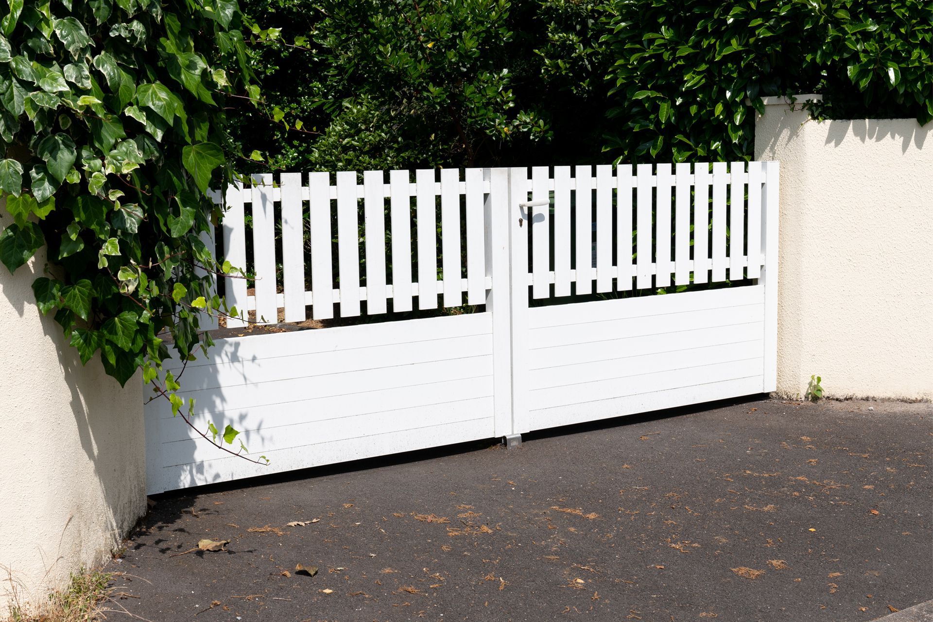 White PVC Gate