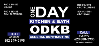 General Contractor in Phoenix, AZ | One Day Kitchen & Bath DBA: ODKB General Contracting