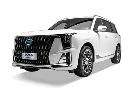 White luxury SUV with a black grille and chrome accents, shown on a white background.