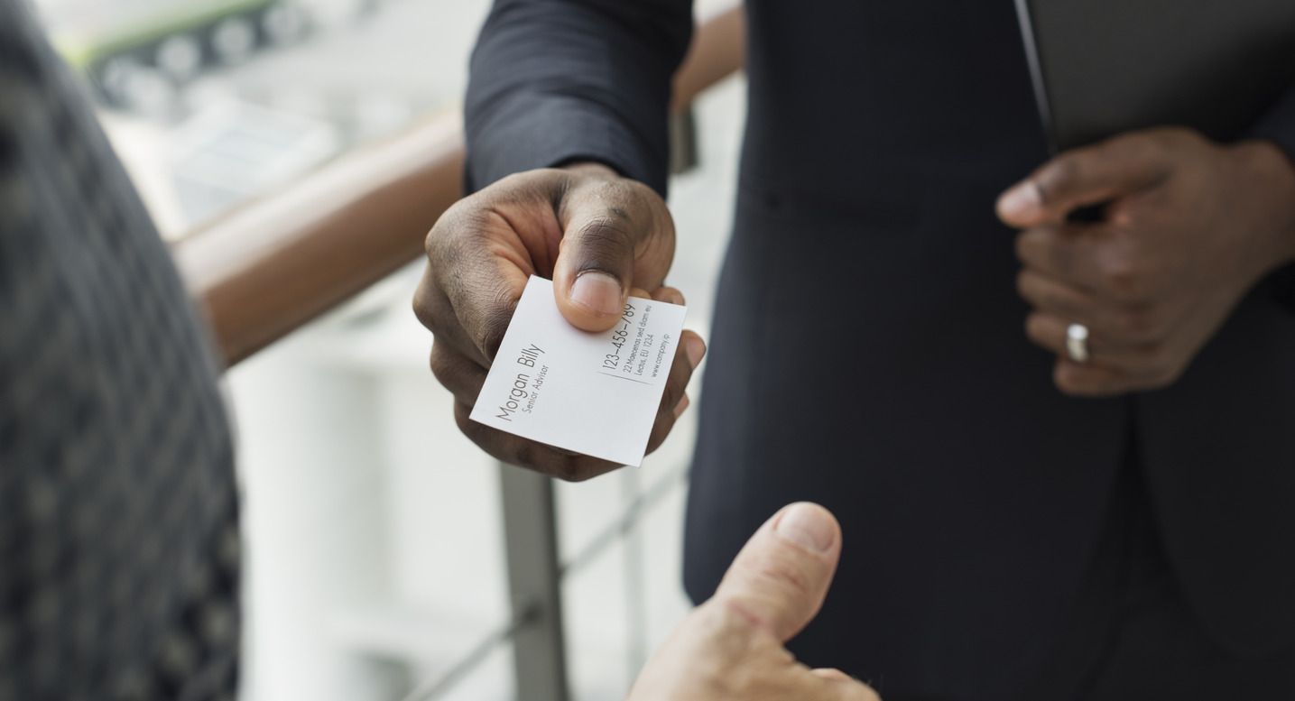 perfect marketing title on your business card