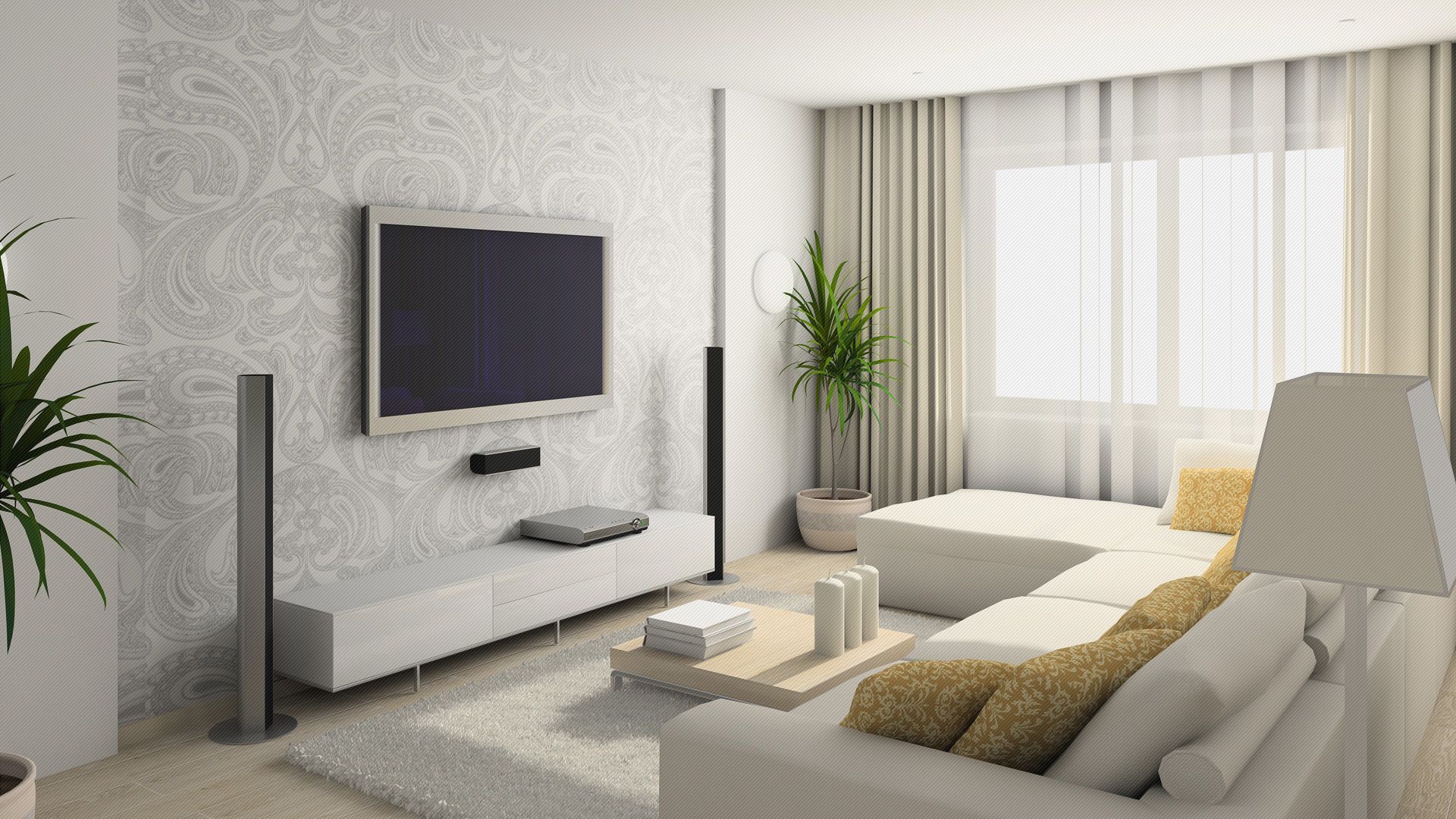Cortina para Sala com Voil