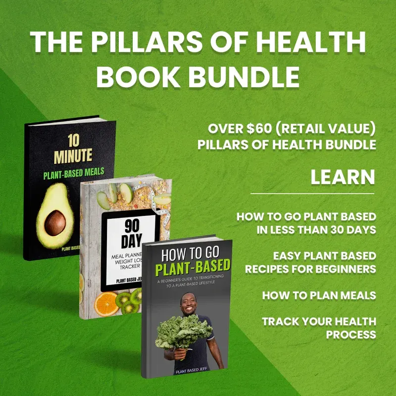 A book titled the pillars of health book bundle