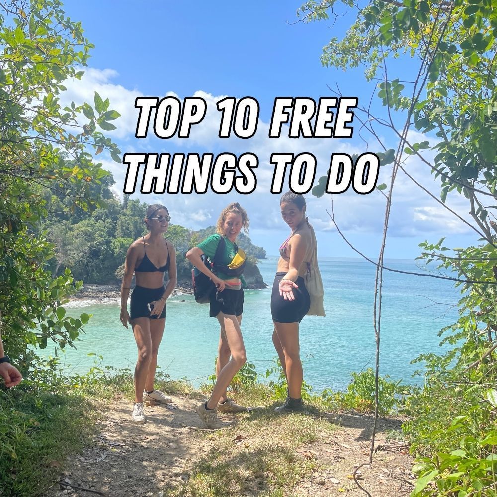 top free things to do in manuel antonio
