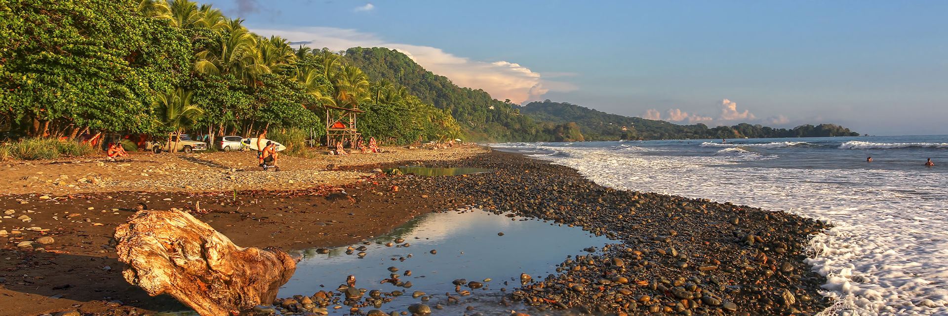 Dominical Beach just minutes from your hotel Quepos