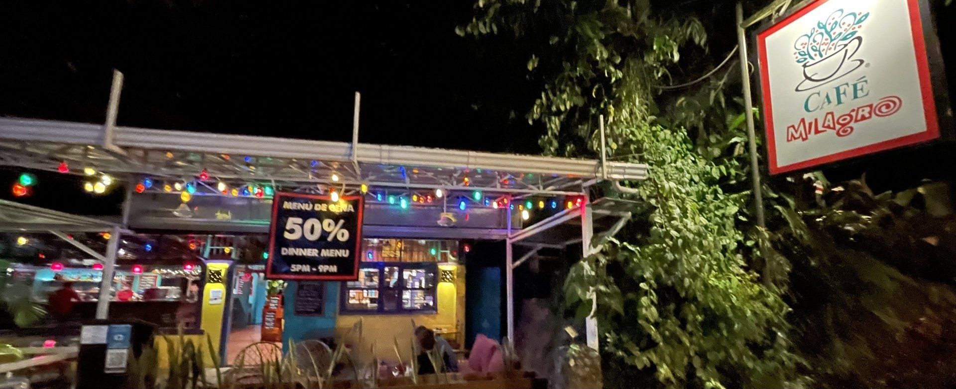 Best restaurants in manuel antonio Cafe milagro