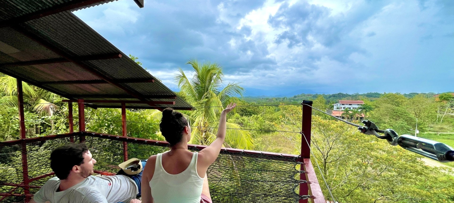Birds nest at villas jacquelina yoga retreat in Quepos Costa Rica