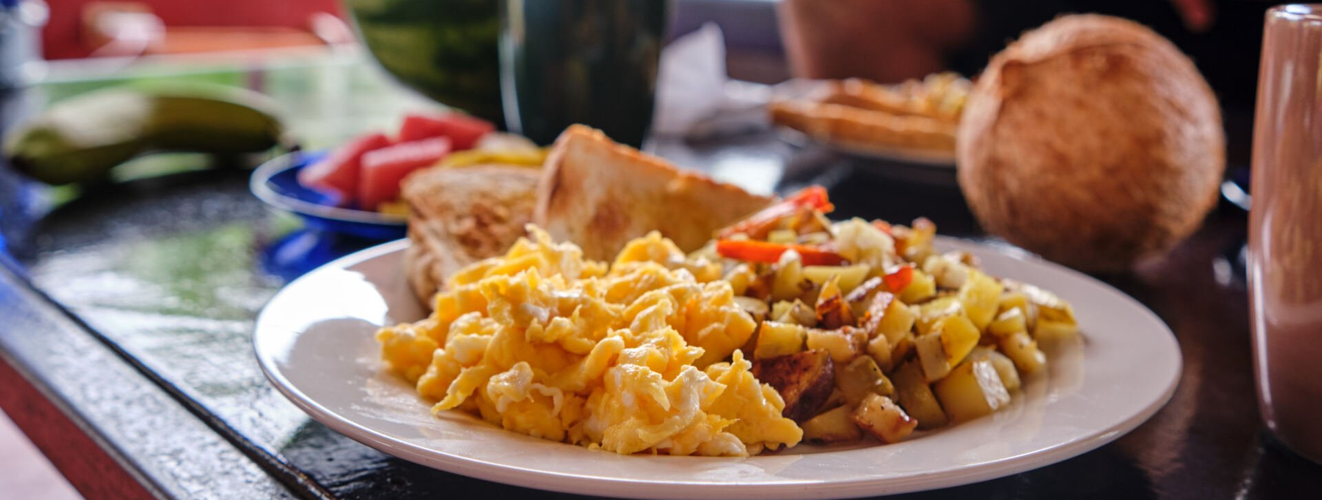 Breakfast at villas jacquelina eco hotel in quepos