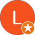 Orange circle with letter