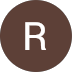 Brown circle with letter 