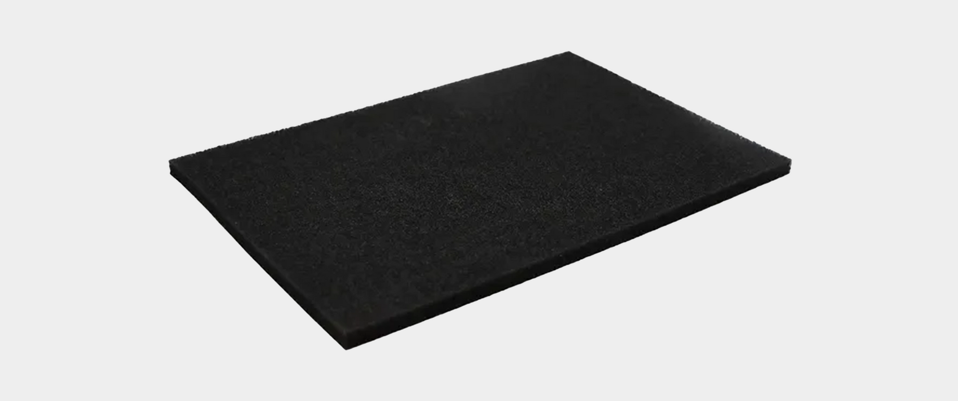 PEPA-F™ 10mm depth reticulated foam mat air filter media, treated optionally with intelligent anti-microbial technology.