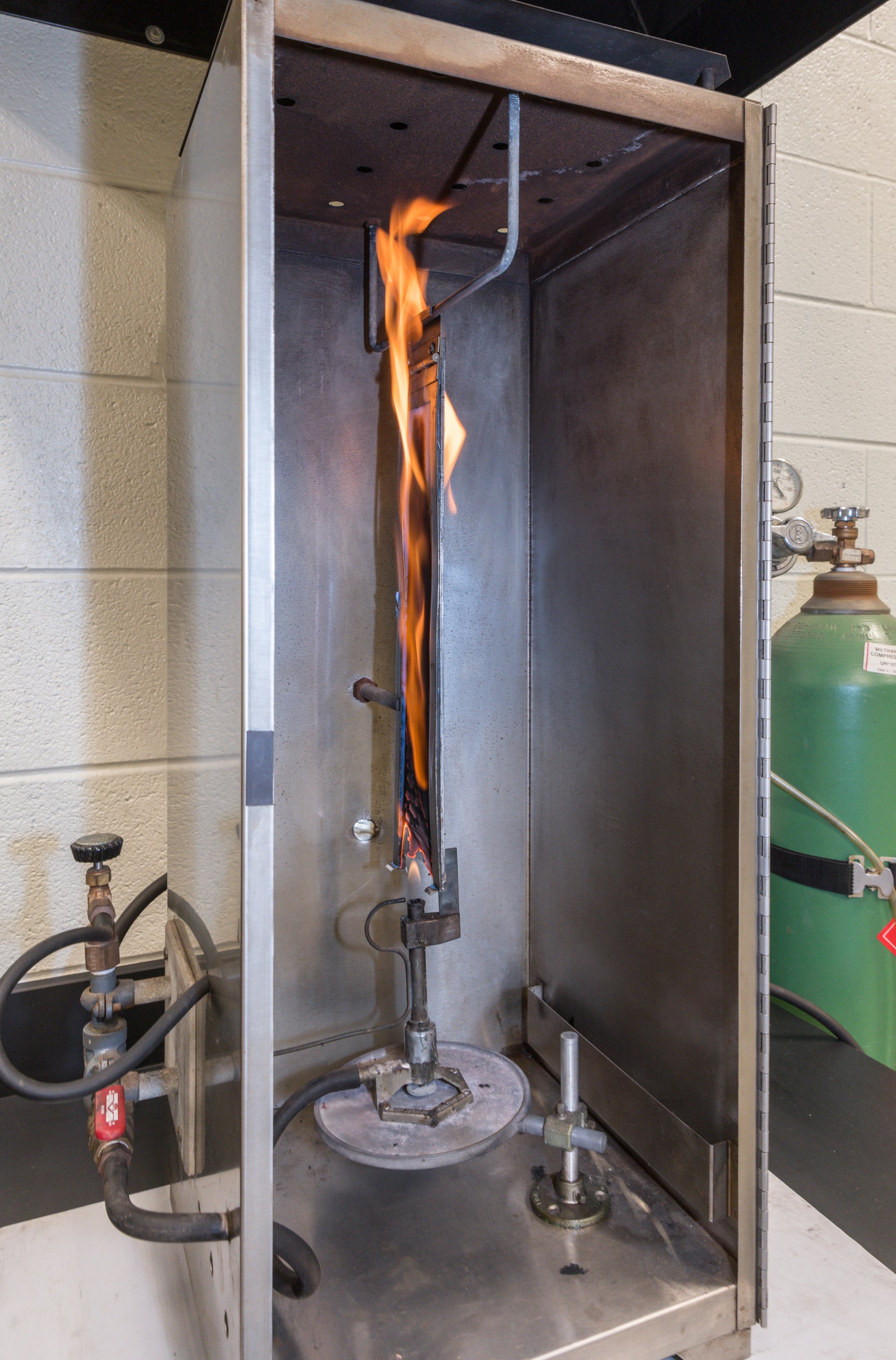 Small Scale Flammability Testing Laboratory FAA FMVSS
