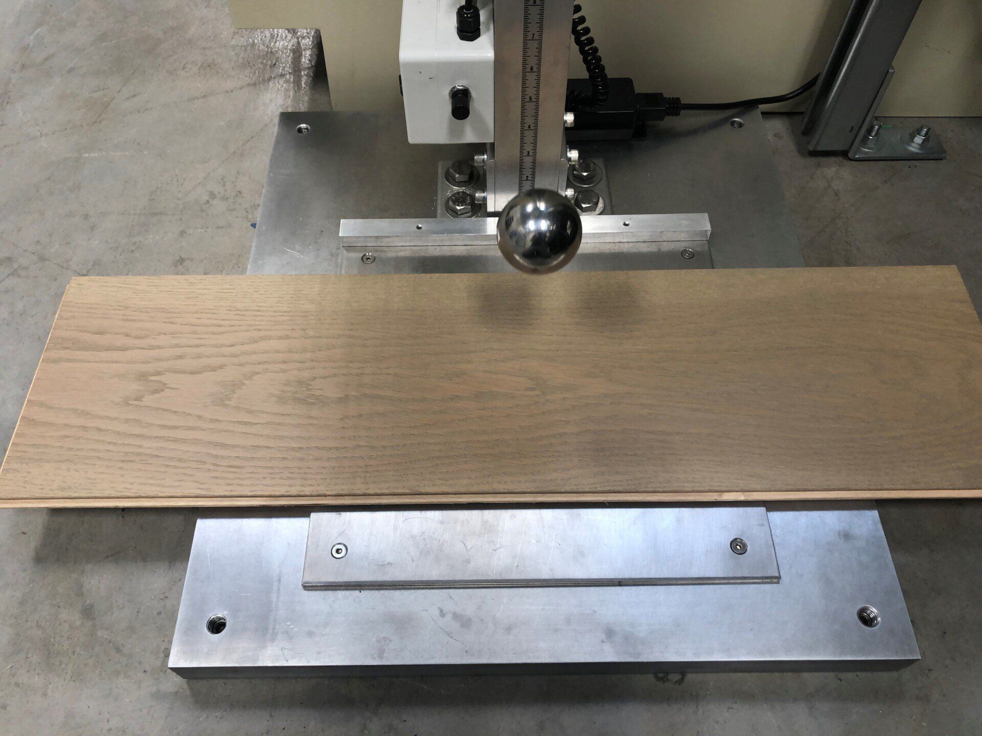 Ball Drop Impact Flooring Testing
