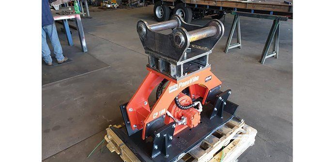 A Machine is Sitting on Top of a Wooden Pallet — Roll Press NT In Tivendale, NT