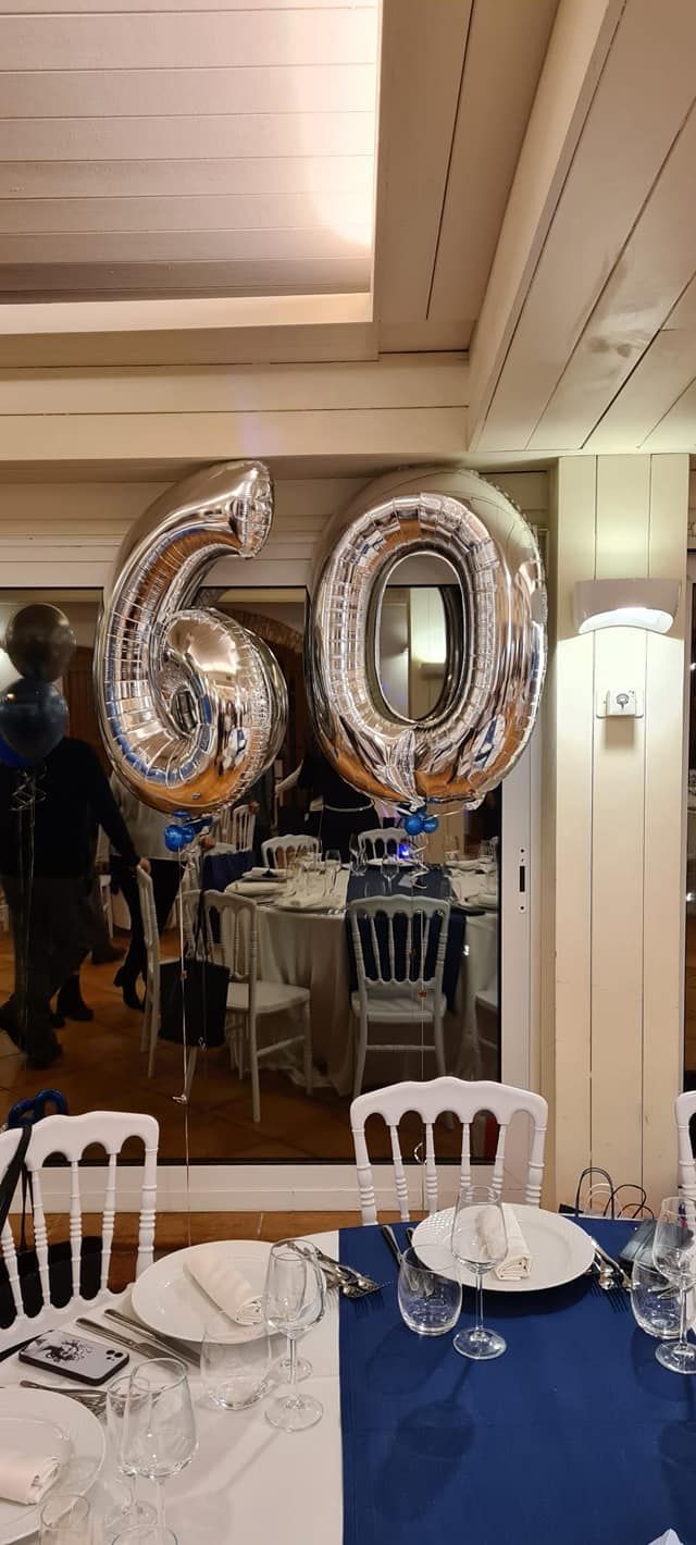 palloncini 60 anni