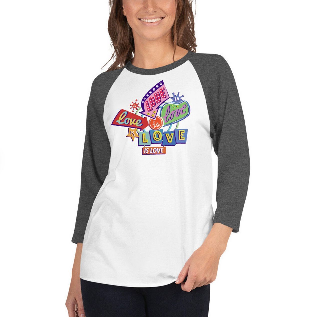 Love is Love t-shirt Designed and Illustrated by Ilena Finocchi