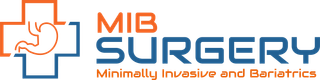 A logo for mib surgery minimally invasive and bariatrics