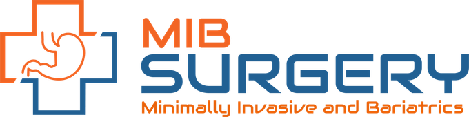 A logo for mib surgery minimally invasive and bariatrics