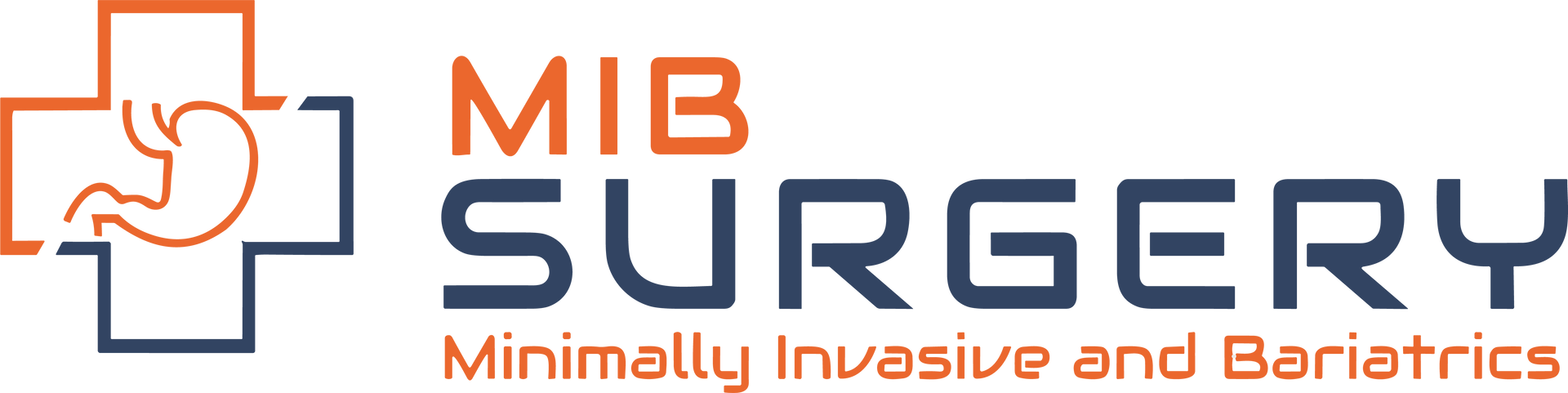 A logo for mib surgery minimally invasive and bariatrics