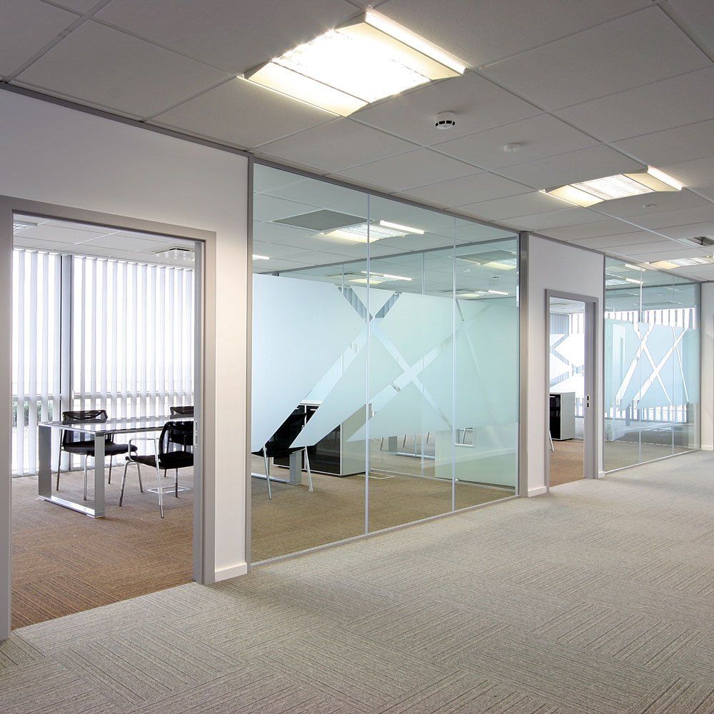 Office with Glass Wall — El Sobrante, CA — Wadsworth Glass Inc.