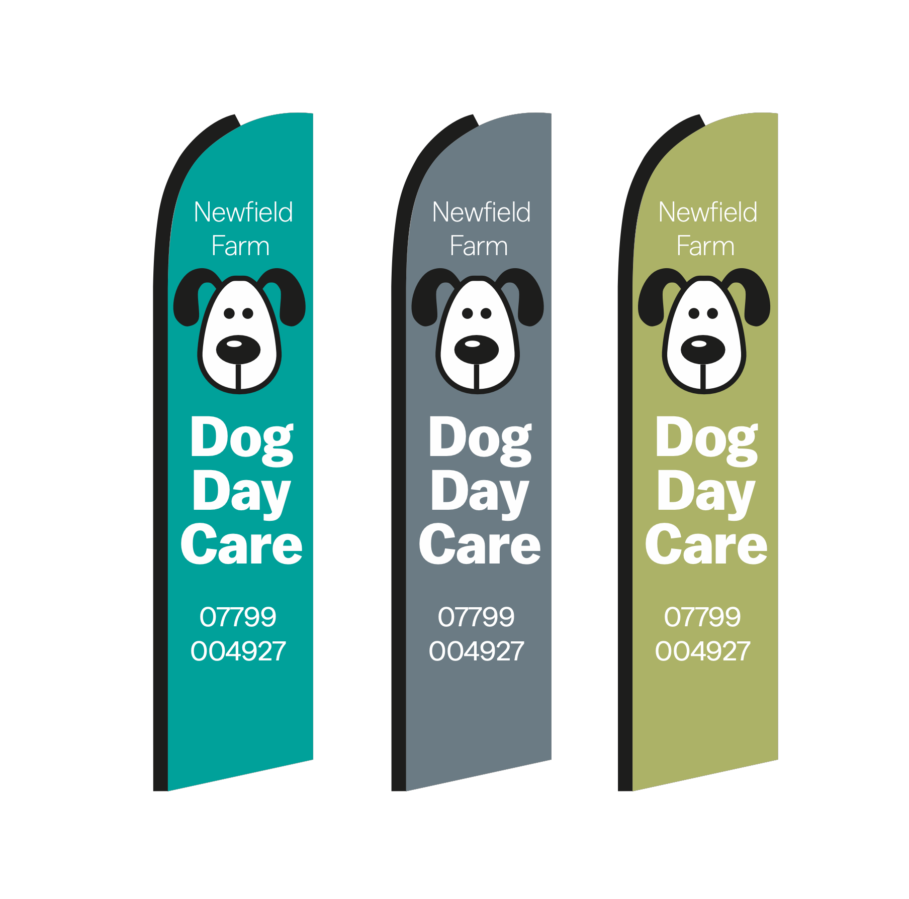 Flag Banners at Creative Edge, North Wales