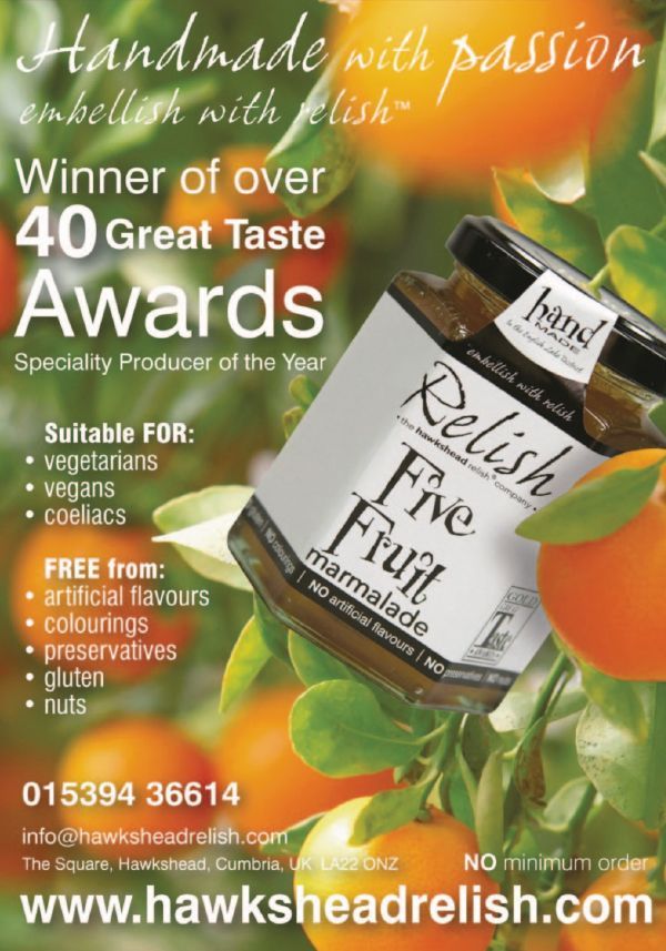 Advertisements for Hawkshead Relish