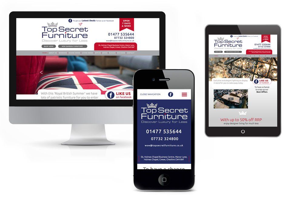 Website Design and Website build from Creative Edge in Colwyn Bay, Wales