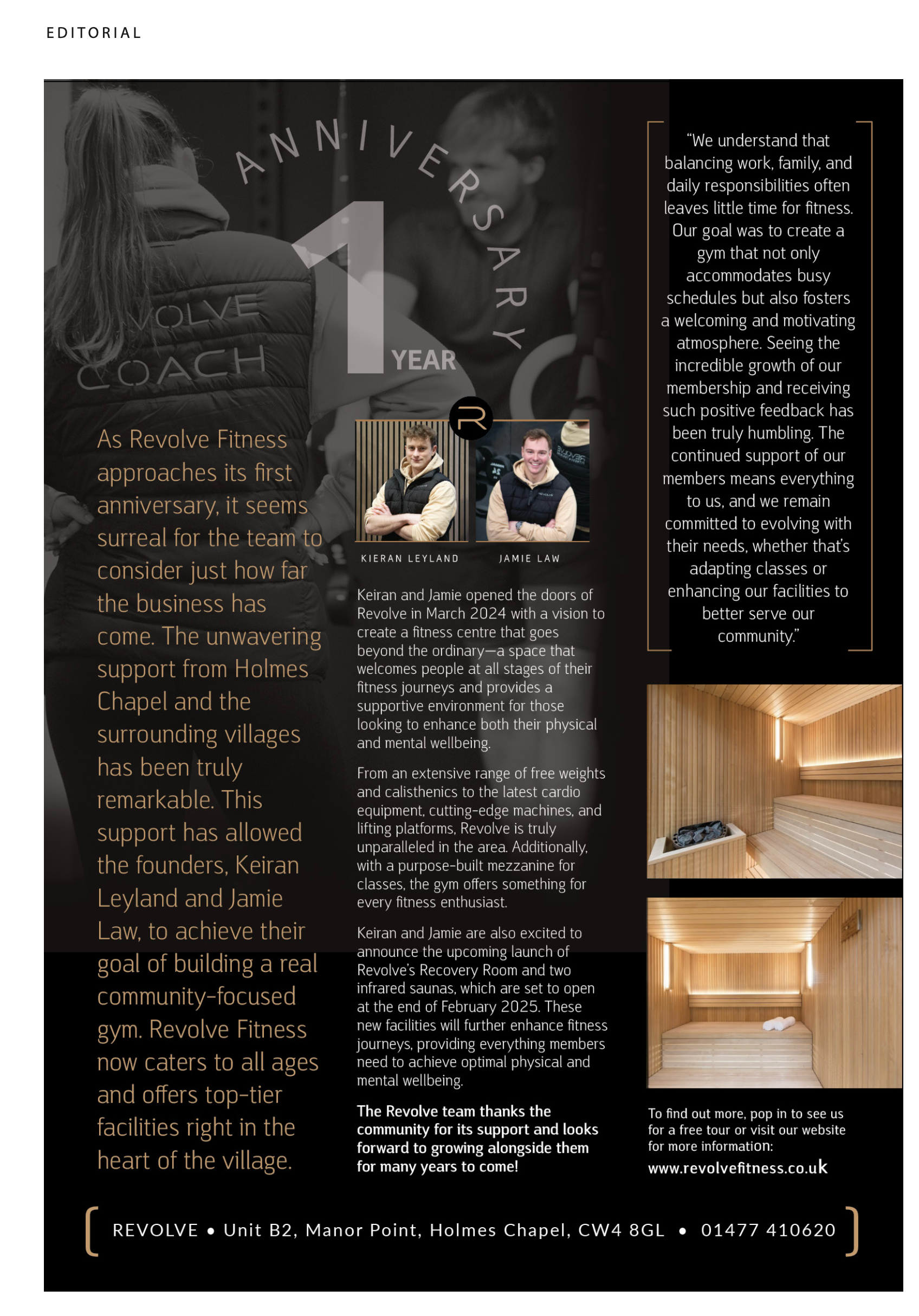 Advertisements and Editorials at Creative Edge, North Wales