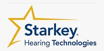 A logo for starkey hearing technologies with a star in the middle.