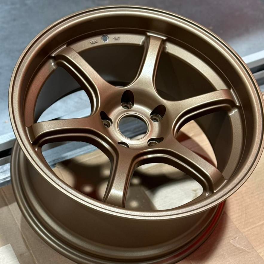 A close up of a wheel on a table