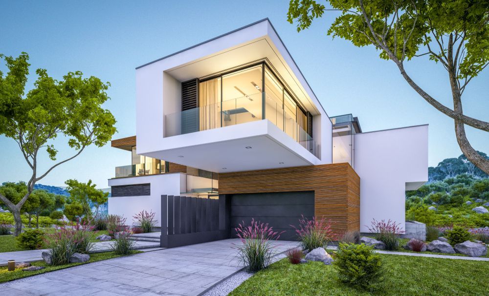 Modern home with green garden— Twin Peaks Finance In Helensvale, QLD